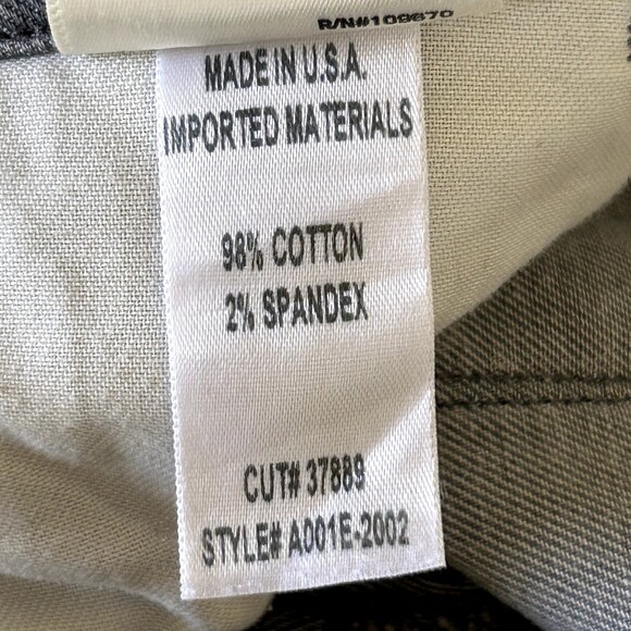 AGOLDE Jeans Womens Chloe Low Rise 27 Feel Good Gray Wash Distressed Y2K - Picture 4 of 10